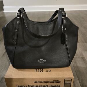 Coach Pebble Leather Tote Bag